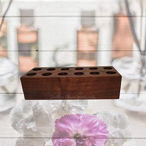 Essential Oil Holder, 12 Holes. Holds 15Ml Bottles