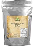 Hemp Gummies for Pain and Sleep- Hemp oil Infused Gummy Bears (20MG) 25 Count - 500MG Pouch
