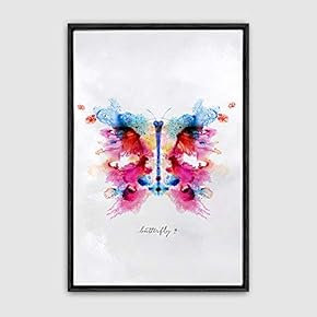 Framed Insect Home Artwork for Living Room Bedroom