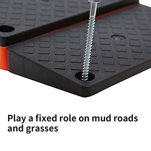 Homeon Wheels RV Leveling Blocks, Heavy Duty Camper Leveling Blocks and Chocks AntiSlip Pads