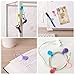 AIPP 14 Pack Multi Color Strong Magnetic Twist Ties String Winder Cable Organizer Wrap for Earphone, Keychains Management