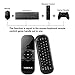 YAGALA Air Mouse with Keyboard, W1 2.4Ghz Mini Wireless Keyboard with Gyro, Infrared Learning Remote Controller for Android TV Box, Mini PC, Smart TV, Projector, HTPC, Laptop, All-in-one PC/TV