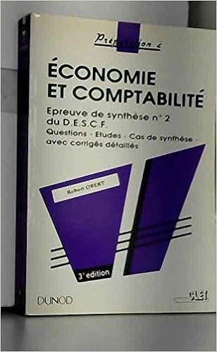 Synthese Economie Et Comptabilite Epreuve De Synthese No 2 Du Descf Questions Etudes Cas De S Amazon Com Books