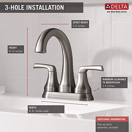 Delta Portwood Bathroom Faucet - Image 3