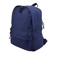 DoagBnut Casual Backpack Canvas Book Bag Travel Rucksack Lightweight Unisex Outdoor Sport Shoulder Bag Fashion Hiking Daypack Navy