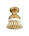 HIC Kitchen Vegetable Scrubber Dishwashing Brush, Bamboo with Non-Scratch Bristles