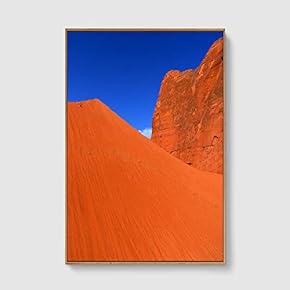Framed Canvas Home Artwork Decoration Desert Canvas Wall Art for Living Room, Bedroom - 16x24 inches