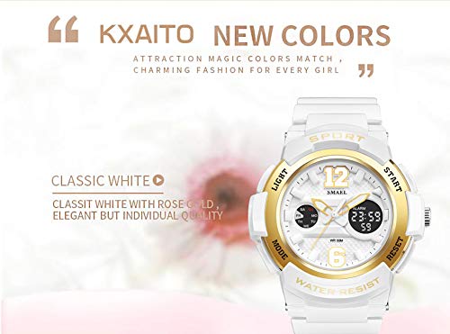 Womens Ladies Outdoor Waterproof Sports Watch Quartz Watch  display picture 3
