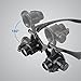 Aomekie Magnifying Glasses with Light Headband Magnifier Loupe Glasses with LED Illuminated for Jeweler Repair Watch -8 Interchangeable Lens: 2.5X/4X/6X/8X/10X/15X/20X/25X