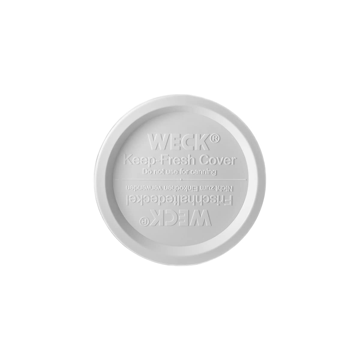 5 Storage lids for Weck® jar diameter 80 mm