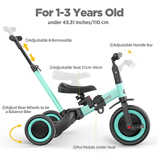 smart trike parent steering