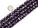 8mm round natural amethyst gemstone beads strand 15