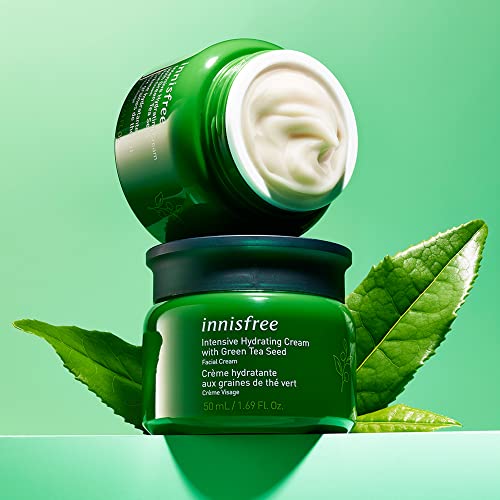 innisfree Green Tea Seed Intensive Hydrating Cream Face Moisturizer, 1.