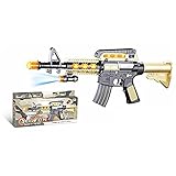LilPals 17 Inch Rapid Fire Super Power Machine Gun Toy – With Dazzling Light, Amazing Sound & Unique Action