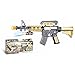LilPals 17 Inch Rapid Fire Super Power Machine Gun Toy – With Dazzling Light, Amazing Sound & Unique Action
