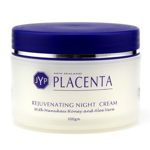 JYP New Zealand Placenta Rejuvenating Night Cream with Manuka Honey, Aloe Vera, Jojoba Oil and Vitamin A, 100g