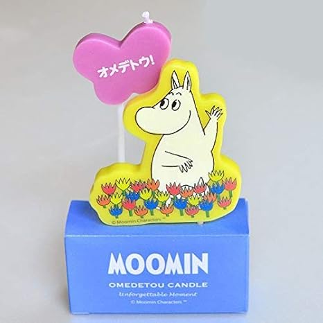 Amazon Co Jp ムーミンおめでとうキャンドル 2個セット ムーミン スナフキン 誕生日 記念日ケーキ用 キャンドル ローソク ホビー