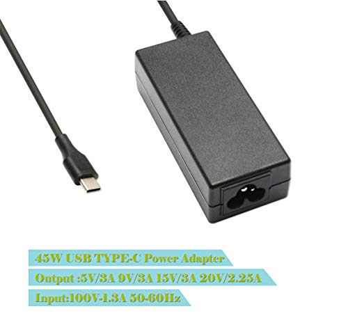 image for LJO-EEIH 45W USB Type C AC Adapter for HP Spectre x360 13 Elite x2 TPN