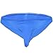 TIAOBU US Men's Long Bulge Pouch Bikini Brief XL Blue
