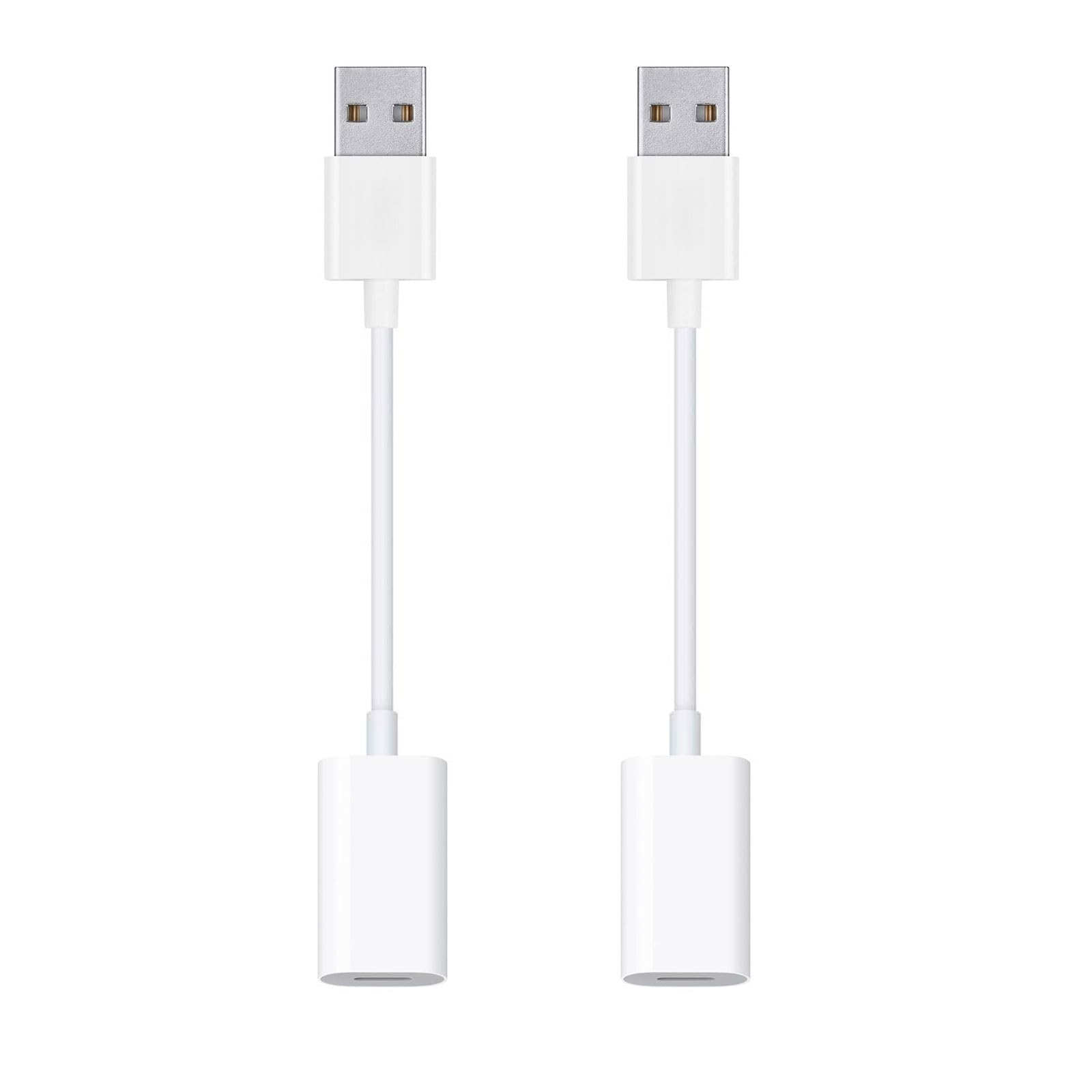Fidioto USB Male to Lightning Female Audio Adapter Cable, USB to Lightning Adapter Converter Support Volume Control Mic Compatible with MacBook Computer PC Headphone,Earphones, Earbuds, and More