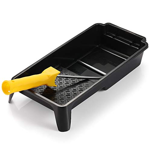 Paint Roller Tray Set, 4 inch Paint Roller, Paint Tray,Roller Frame, Small Paint Roller, Mini