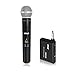 Pyle Wireless Microphone System, Handheld Mic with 1/4'' Transmitter, Black (PDWM13UH)