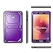 Fintie Shockproof Case for Samsung Galaxy Tab A 8.0 2017 Model T380/T385, Rugged Unibody Dual Layer Hybrid Full Protective Cover w/Built-in Screen Protector for Galaxy Tab A 8.0 2017 Release, Purple