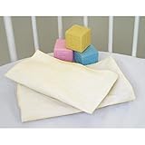 Badger Basket 2 Piece Fitted Bassinet Sheets for Elite Oval Baby Bassinets, Ecru