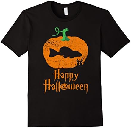 Mens BRISTLENOSE PLECO Happy Halloween T-shirt 3XL Black