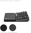 Grifiti Fat Wrist Pad 12 is a 4 x 12 Inch Wrist Rest for Small Mechanical Keyboards, MacBooks, Laptops, and Notebooks in Smooth Skin Surface