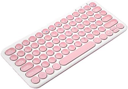 Zmsdt 78 Key Wired USB Mini Slim Keyboard for PC, Computer, Notebook, Laptop, Netbook, Windows 8 7 XP Vista, Black (Color : Pink)