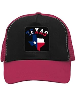Unisex Houston Texas Flag Trucker Hat Adjustable Mesh Cap