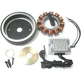 WILD RIDER Performance 32 Amp Charging System Kit for Harley 70-99 Big Twin Evo Shovelhead