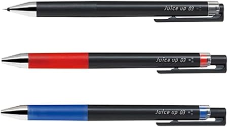 Amazon パイロット ゲルインキボールペン ジュース アップ03 激細 3色 黒軸 黒芯 赤軸 赤芯 青軸 青芯 Ljp s3 B R L 3色3本組み 文房具 オフィス用品 文房具 オフィス用品