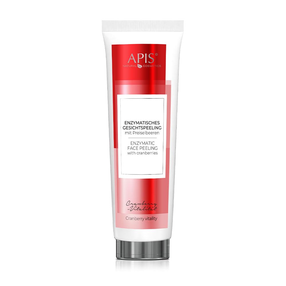 APIS MOOSBERRY VITALITY Enzymatic Face Scrub with Cranberry | Vitality and Cleansing | 100 ml