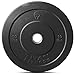 Titan Fitness Pair 10 LB Black Economy Olympic Bumper Plates, Rubber with Steel Insert