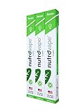 Nutrovape | World's 1st Focus Inhaler | Promotes Mental Focus & Clarity, Helps Improve Memory, Increases Cognitive Alertness | All Natural Guarana, Theobromine, Vitamin B-12 Extract (3 Pack)