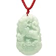 Natural Grade A Jadeite Jade Hand Carved Chinese Zodiac Amulet Pendant Necklace - Tiger