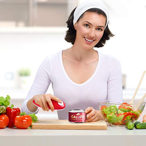 Home Kitchen Restaurant Mama Manual Automatic Safety Electric Can Opener : Creates Regular And Smooth Edges, Automatic Can Opener With One-Touch Switch, Chef's Best Choice