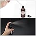 Mavogel Pack of 6, 4 oz Amber Glass Bottles with Black Fine Mist Sprayers-Including 2 Extra Black Fine Mist Sprayers, 2 Stainless Steel Mini Funnel, 2 Transfer Pipettes, 6 Bottle Labels
