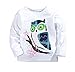 Coralup Little Girls Cotton T-Shirt(Owl,18M-7T)