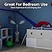 Air Innovations Humidifier Whisper-Quiet Large Capacity 1.7Gal Cool Mist Ultrasonic for Rooms up to 600 SqFt and Baby Bedroom Lasts Up to 96 Hours Includes Remote and Digital Display (Platinum)