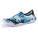 Water Shoes Mens Womens Beach Swim Shoes Quick-Dry Aqua Socks Pool Shoes for Surf Yoga Water Aerobics  Coconut Trees 9 B(M) US Women / 8 D(M) US Men
