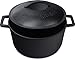Utopia Kitchen Pre Seasoned Cast Iron Dutch Oven with Dual Handle and Cover Casserole Dish (7 Quart)