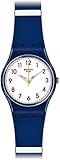 Swatch Matelot White Dial Blue Plastic Band Quartz Woman's Watch LN149