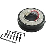 UNIVERSAL SHORT QUICK RELEASE KIT 6-HOLE STEERING WHEEL HUB BOSS ADAPTER SLIM