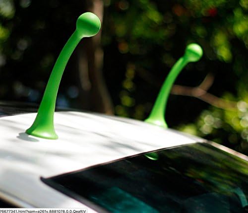 3D Car Sticker Roof Decoration Accessories Bumper Stickers Prevent Crash Cute Decal Stickers Car Protection and Car Finder (Antenna)