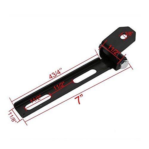 DLLL Uinversal Motorcycle Solo Seat 3'' Springs Bracket Mounting Kit for Harley Custom Softail Chopper Bobber Honda Yamaha Kawasaki Suzuki and Triumph Rigid Build or Any Custom Applications - Thumbnail 4