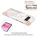 JIAXIUFEN Sparkle Glitter Shiny Rose Gold Metallic Marble Design Clear Bumper TPU Soft Rubber Silicone Cover Phone Case for Samsung Galaxy Note 8