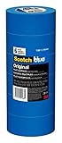 Scotch Painter's Tape ScotchBlue 2090-48A-CP Painter's, 1.88 in W x 60 yd L, Polypropylene Backing, Blue Tape, Width, 6 Pack